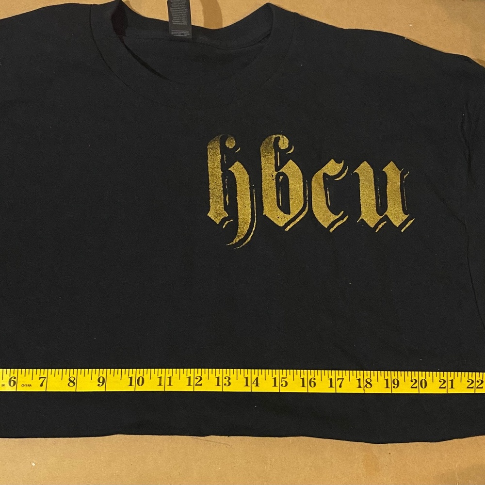 New Handmade Hbcu black t-shirt size -XL